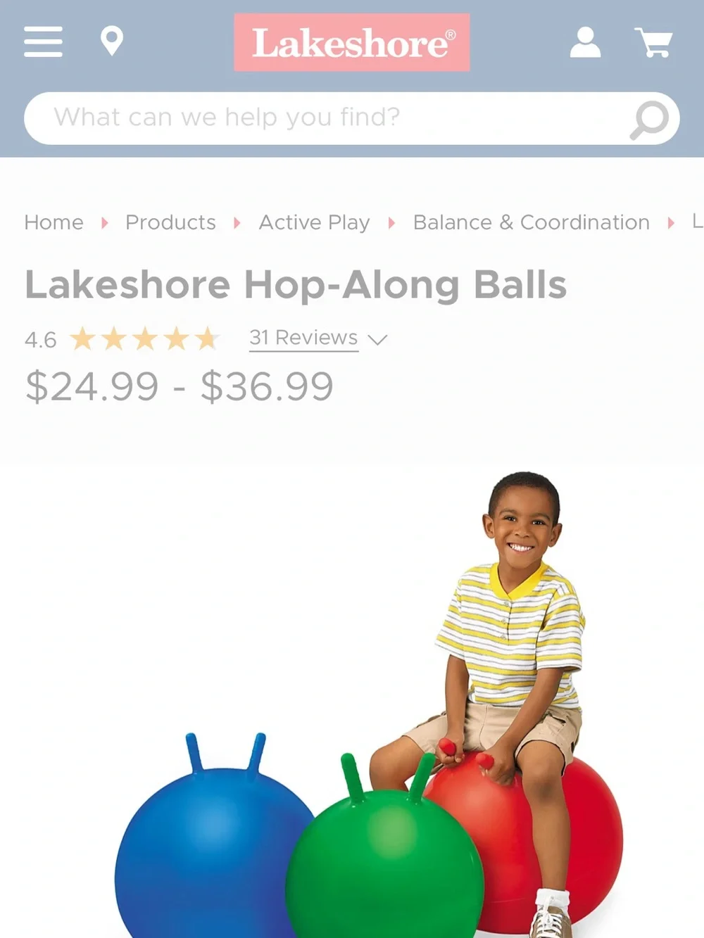 Lakeshore Green Hop-Along Ball – Small 15